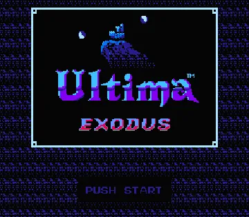 Ultima - Exodus (USA) screen shot title